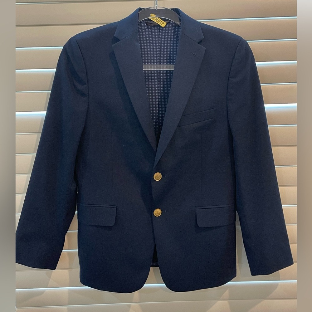Michael Kors Big Boy Navy Suit Jacket.Size 14R